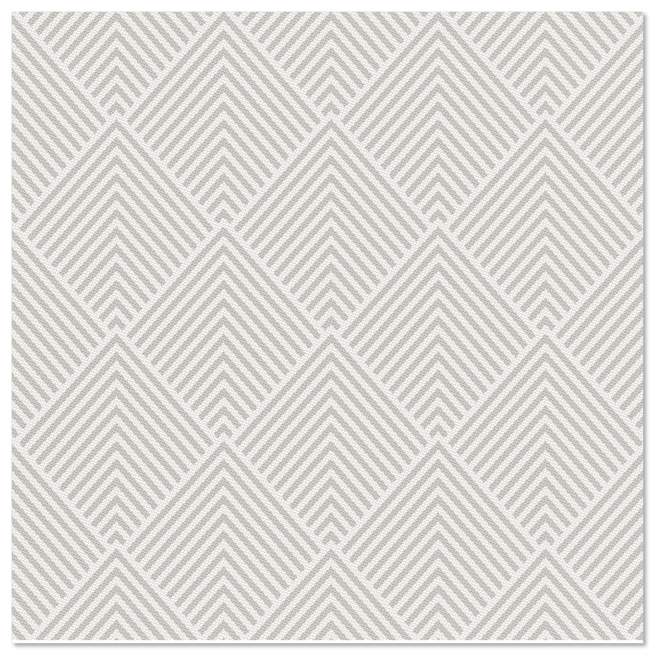 Serviettes Papstar Royal Collection papier gris 40x40 cm grande taille pour réception