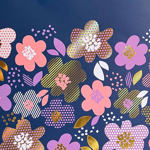 Miniatura 4 de SUNCOLOR Bolsa de regalo grande floral de 13 pulgadas para su cumpleañosdía de la madre con tarjeta y papel de seda