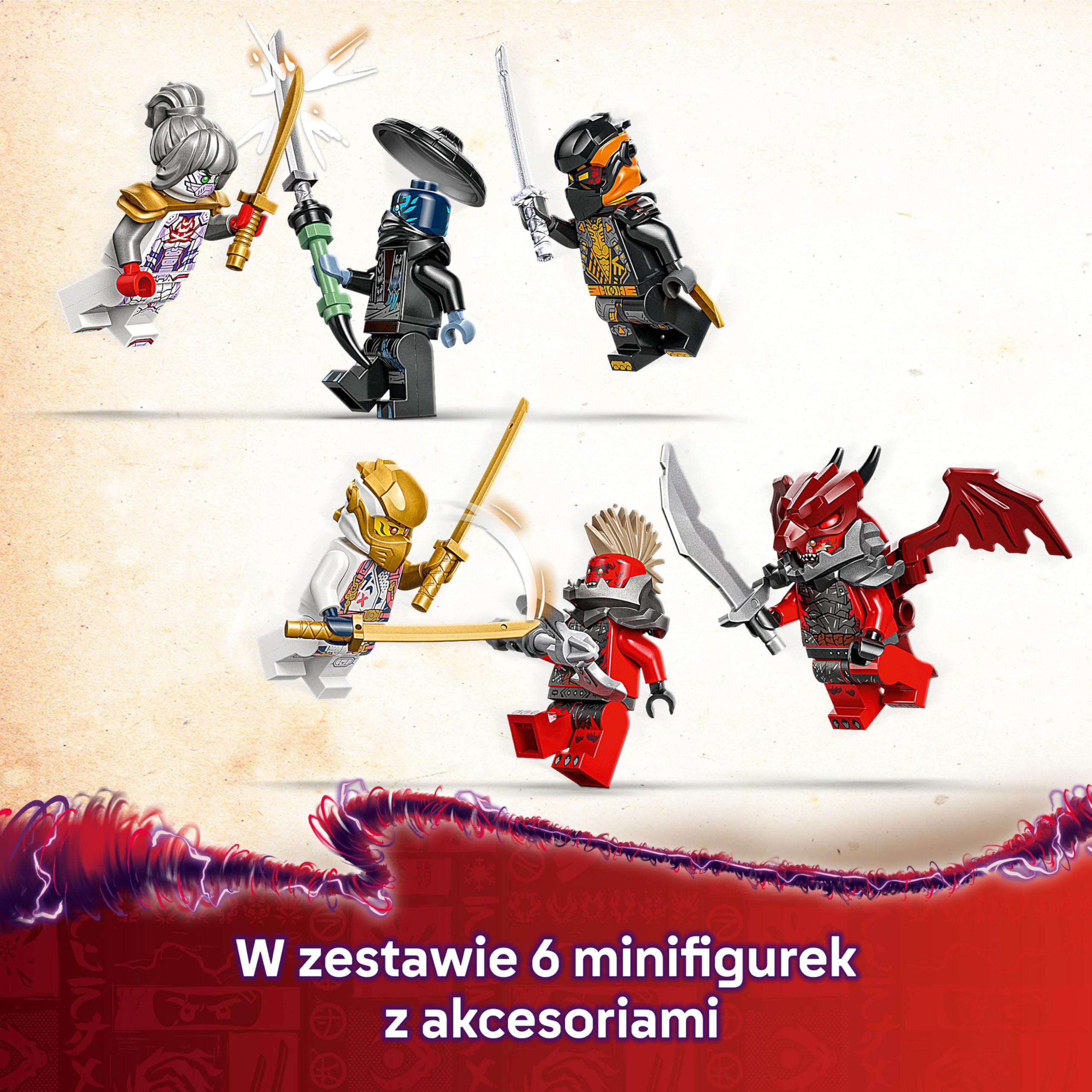 LEGO NINJAGO Wielofunkcyjny ultramech Zane’a 71834 | mech ninja, zabawka akcji, prezent dla chłopca i dziewczynki 9+, bitwa ninja, 1187 elementów
