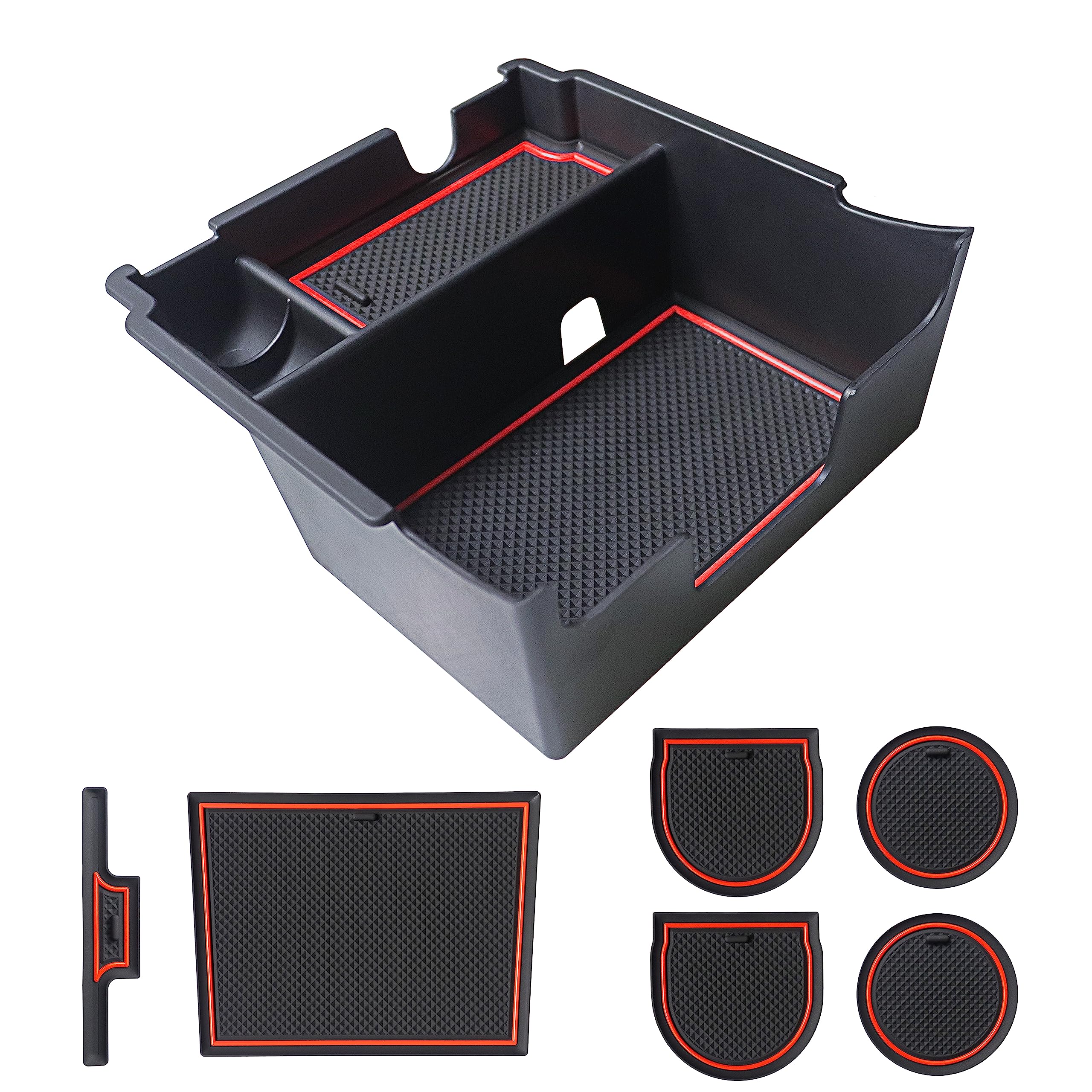 Sinvanho Center Console Armrest Cover For Subaru 2018-2023 Crosstrek And 2017-2023 - View #3