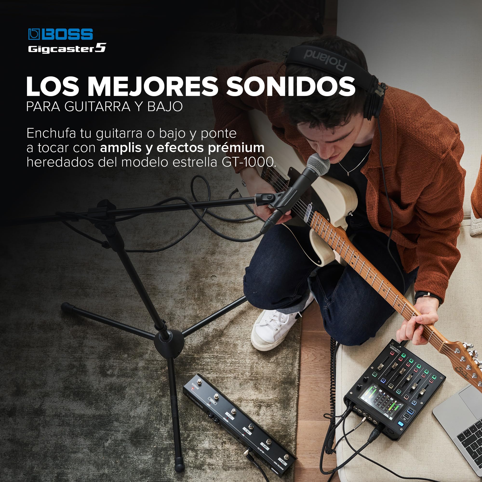 ギター BOSS Gigcaster5 BOSS Gigcaster 5 | Compacto mezclador de streaming de audio de 5