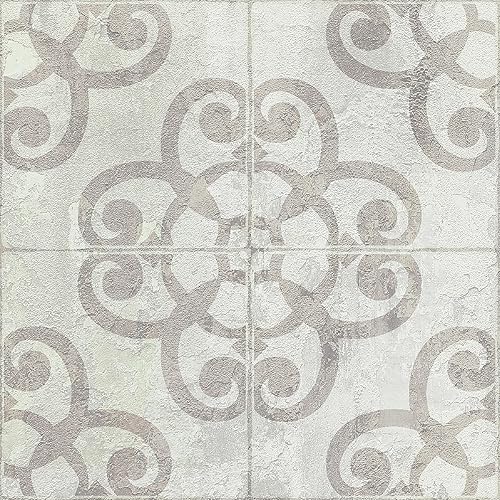 Miniatura 7 de The Nisha Paquete de 24 unidades (4 x 4) de arte fino bohemio para despegar y pegar para pared, vinilo impermeable extraíble para azulejos de baño y