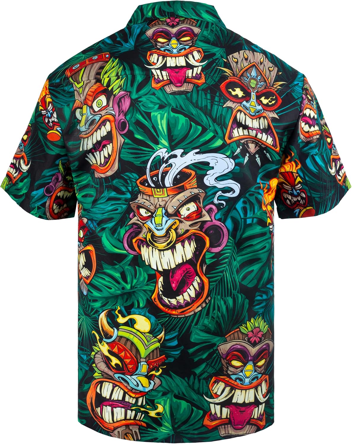 MIKENKO Funny Mens Hawaiian Shirts Short Sleeve Button Up Beach Summer Button Down Hawaiian Shirt for Men Big and Tall