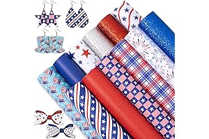 Whaline 4th of July Faux Leather Sheets