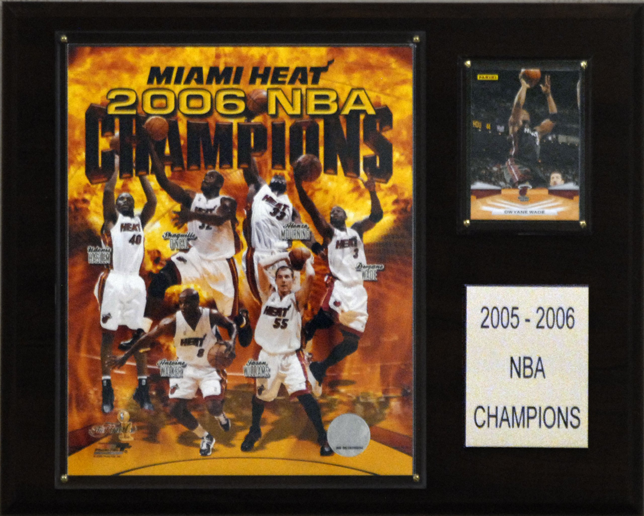 NBA Heat 2005-06 NBA Champions Plaque