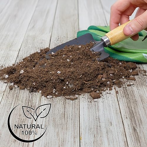 Vista 9 de Mezcla de tierra para macetas de plantas de anturio (8 cuartos de galón), mezcla personalizada para plantas de interior para anturios en flor