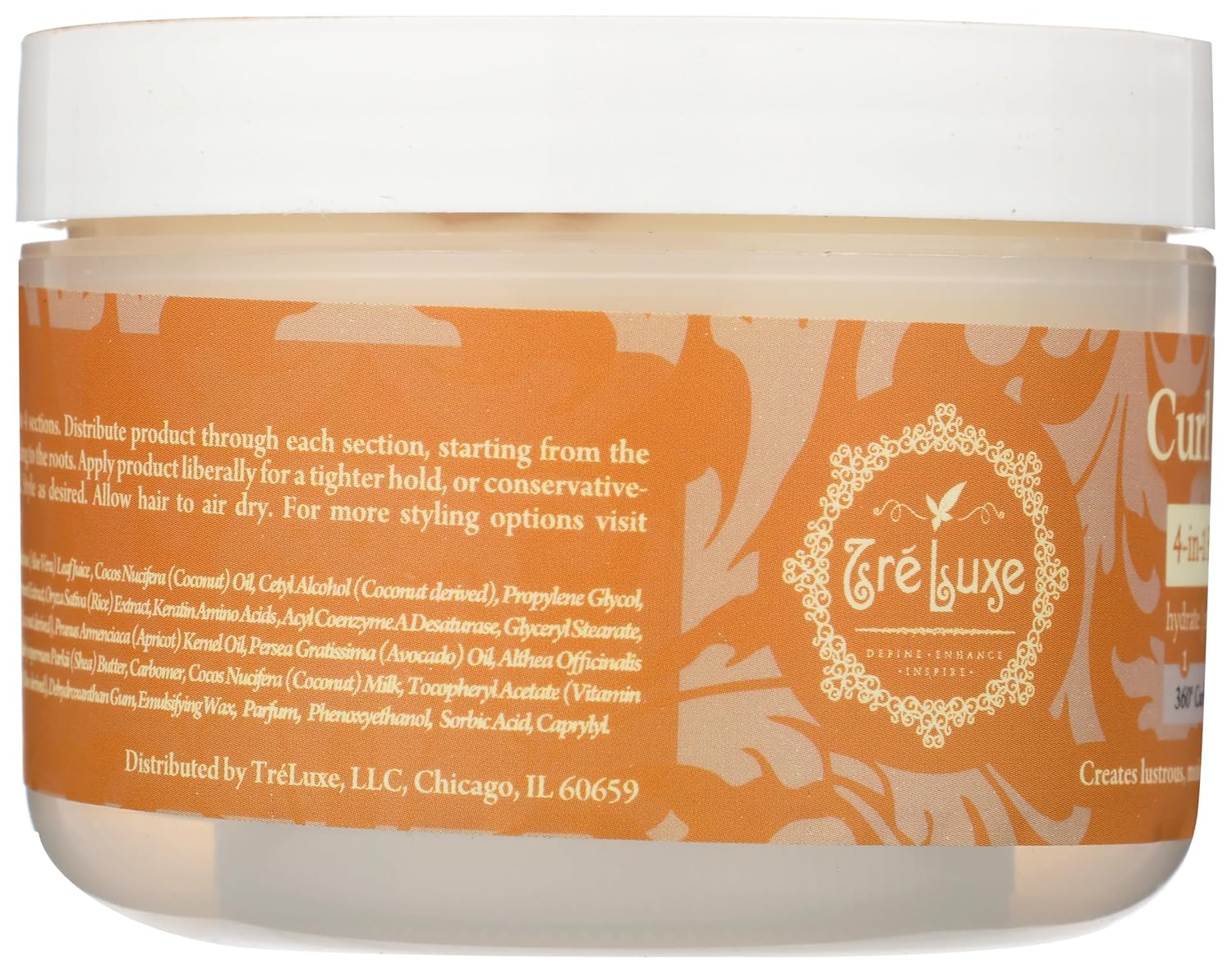 TRELUXE Curl Supreme Styling Creme, 8 OZ