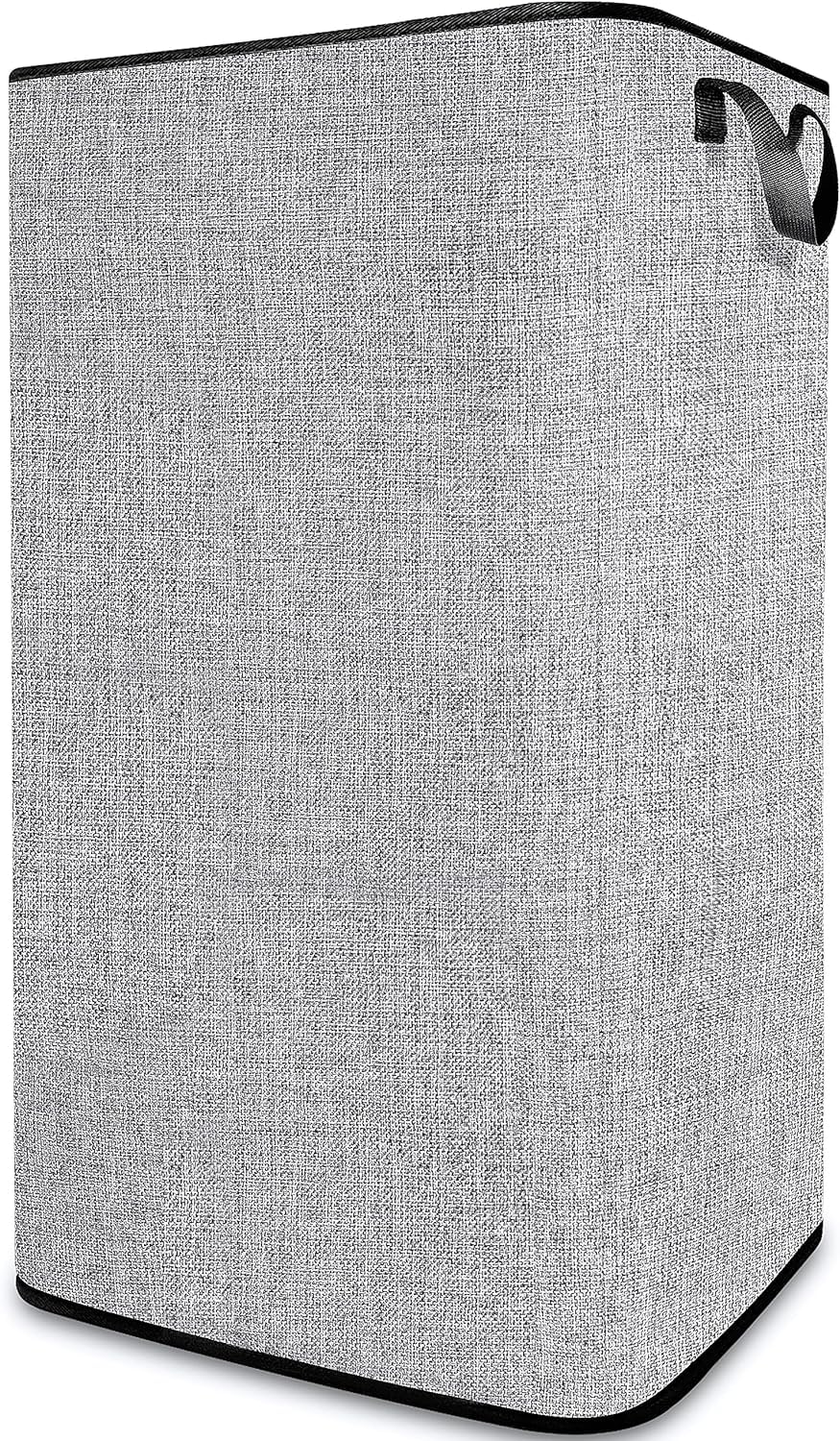 SNIGJAT Large Laundry Hamper, Tall Laundry Hamper with Sturdy Handles, Collapsible Dirty Clothes Basket for Bedroom, Rectangular Sturdy Large Clothes Basket for College, Dorm, Towels, Toys, 80 L