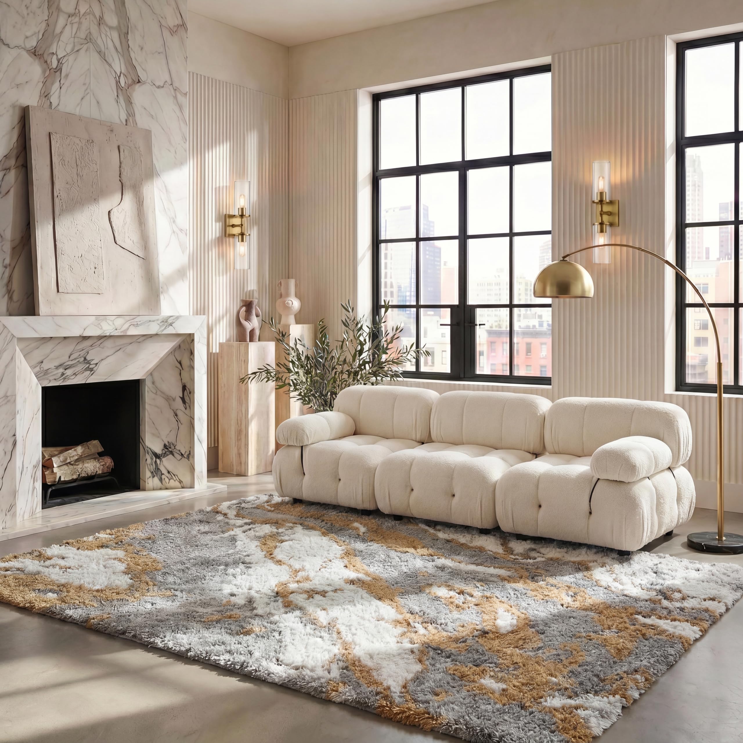 Amazon.com: SAFAVIEH Area Rug 8x10 - Horizon Shag Collection