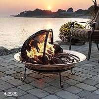 Vista 7 de Good Directions protector contra chispas para fogata, Acero recubierto de polvo, S, Cobre