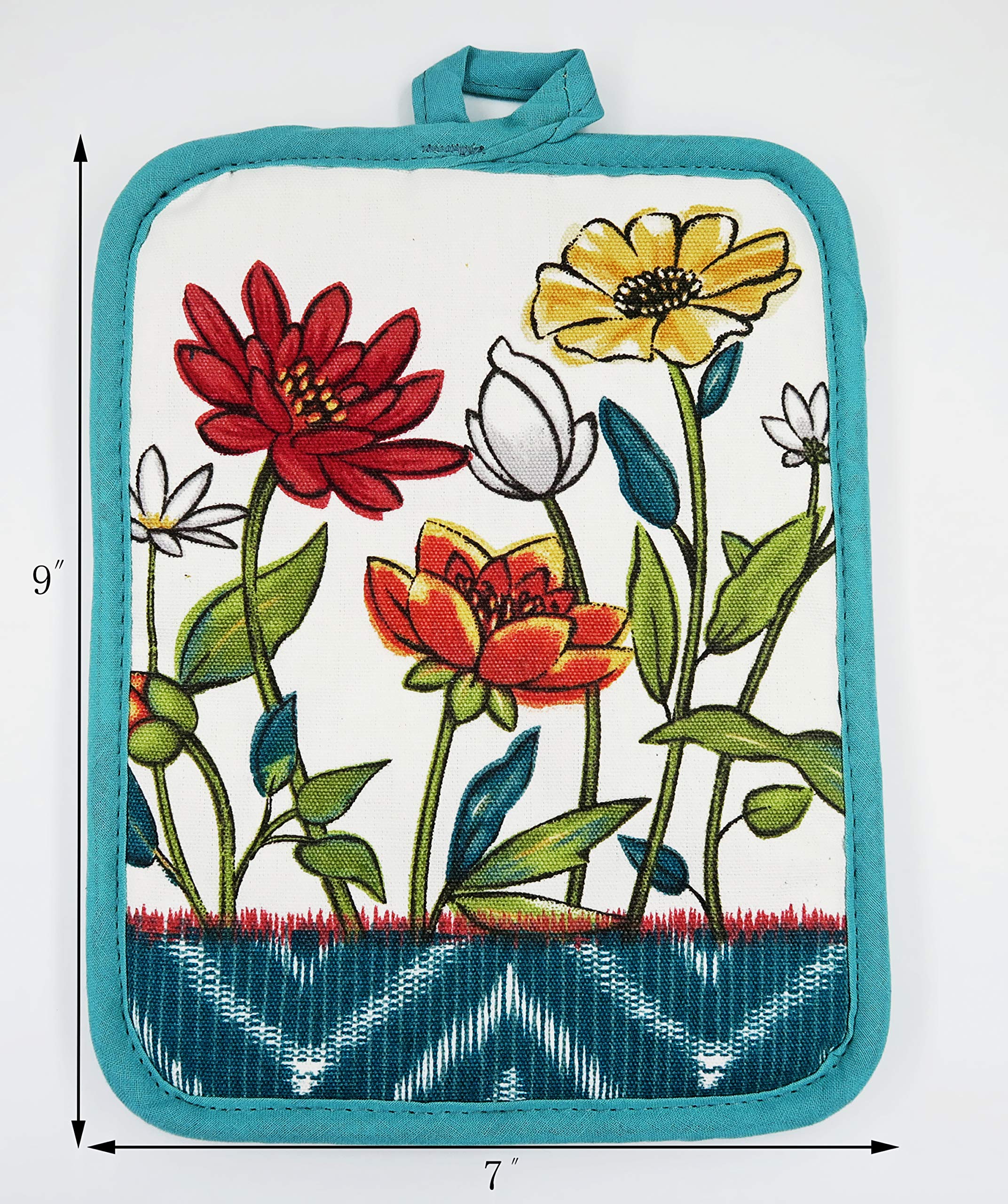 Topflappen für Küchen, Hot Pads, Hot Pads für Küche, Theken-Set, 22,9 x 17,8 cm