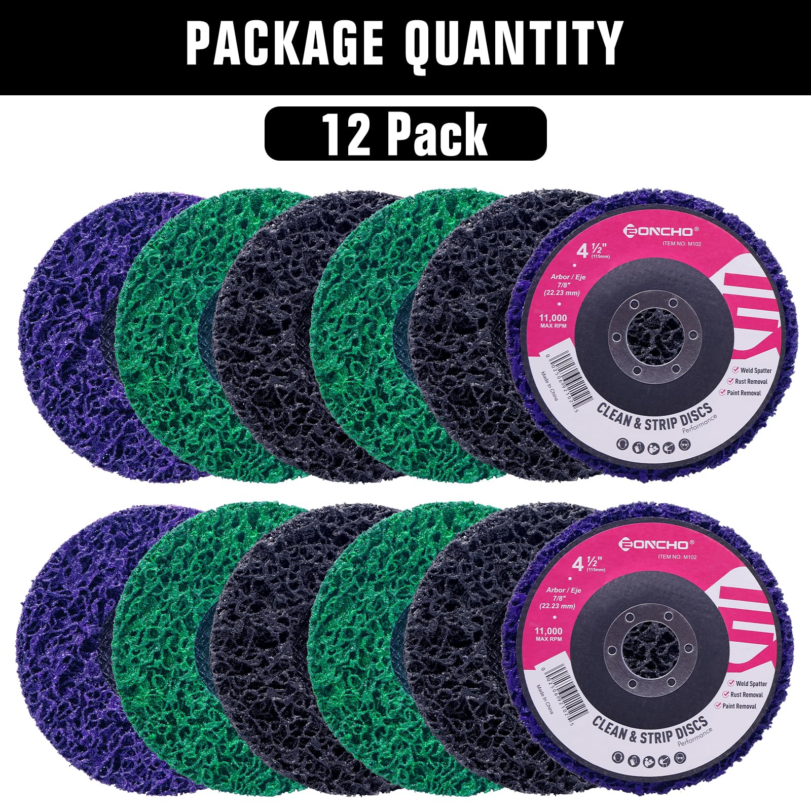 Paint & Rust Removal Wheels - Angle Grinder Discs -6