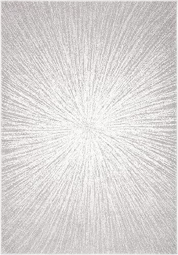 Miniatura 2 de Safavieh - Alfombra de área, Polipropileno, gris oscuromarfil