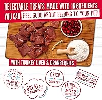 Vista 46 de Charlee Bear - Premios Original Crunch naturales para perro, hecho en los Estados Unidos, golosinas bajas en calorías para entrenar o premiar.