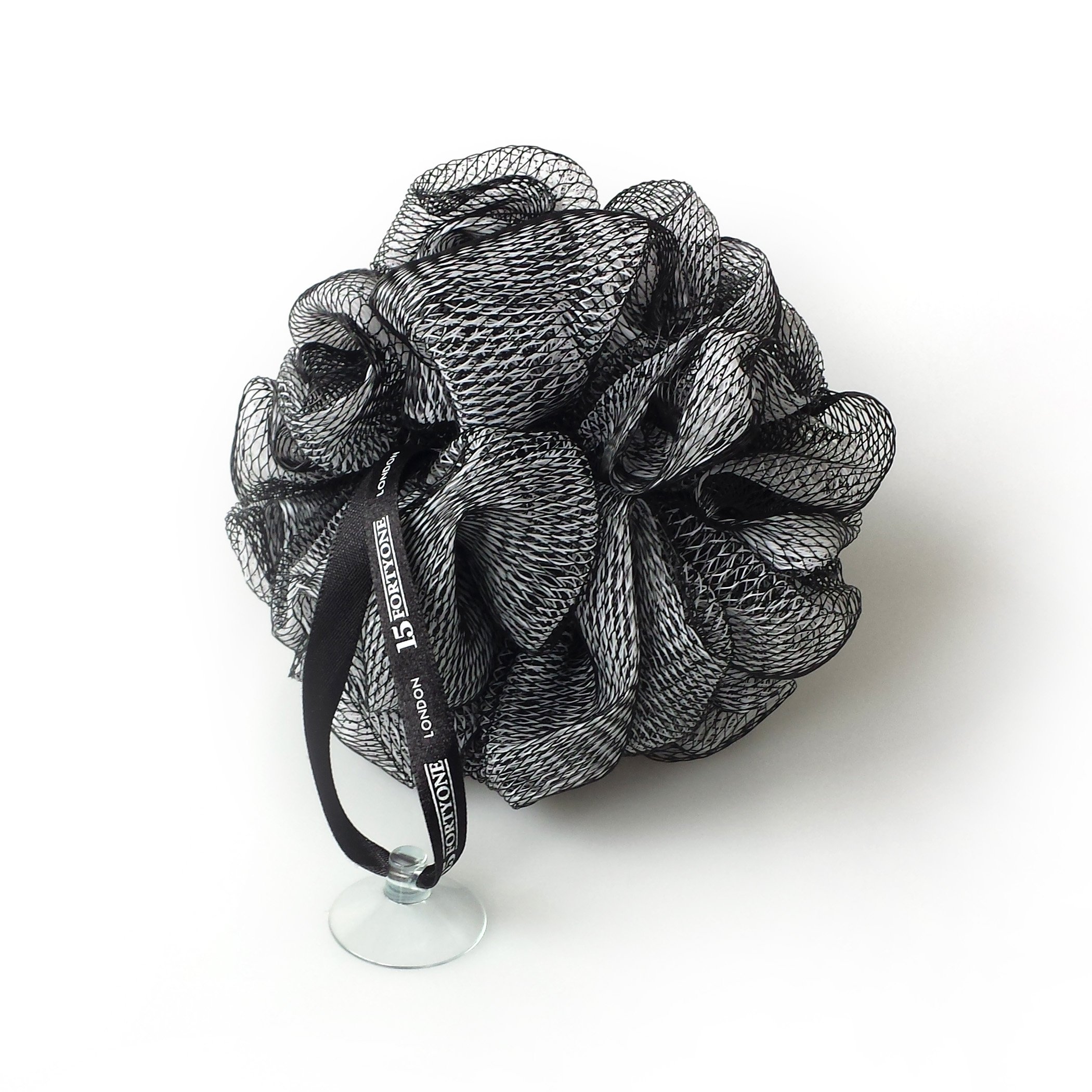 1541 London Exfoliating Bath & Shower Body Puff/Scrunchie/Buffer (Olive Black)