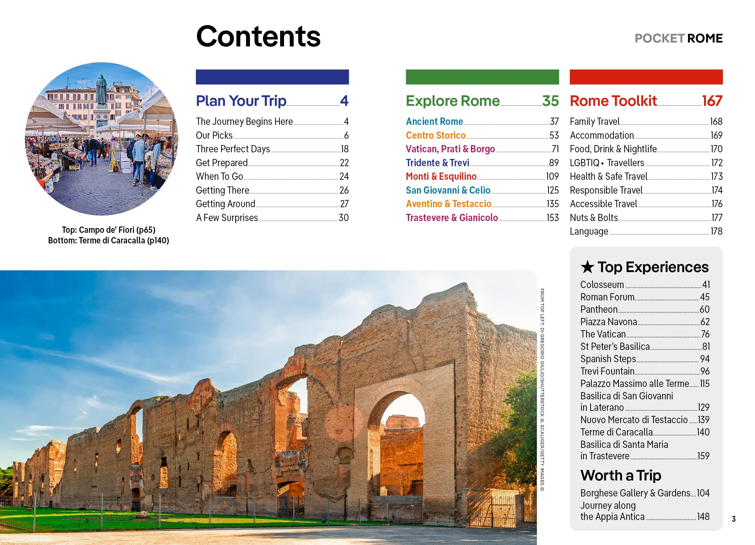 Pocket Rome 9ed -anglais-: Discover Twice the City in Half the Time | Top Sights | Maps & Walking Tours | Covers Colosseum, Spanish Steps, Trevi Fountain and more