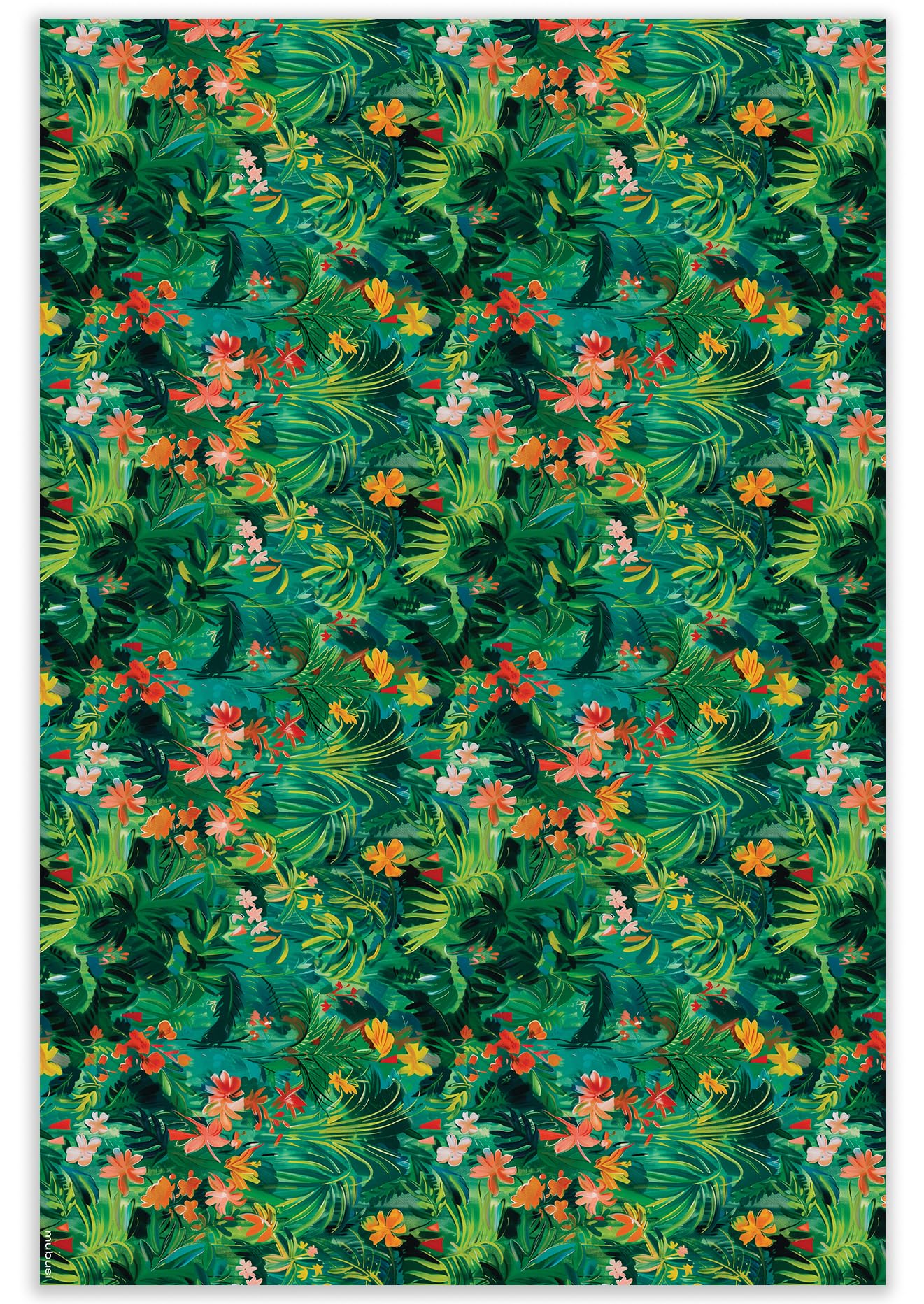 Tapis en Vinyle - Modèle Polynésie 120x180 cm - Différentes Tailles, 25 Tailles Disponibles - Grands Tapis en PVC - Tapis de Cuisine, Coureuret de Salon