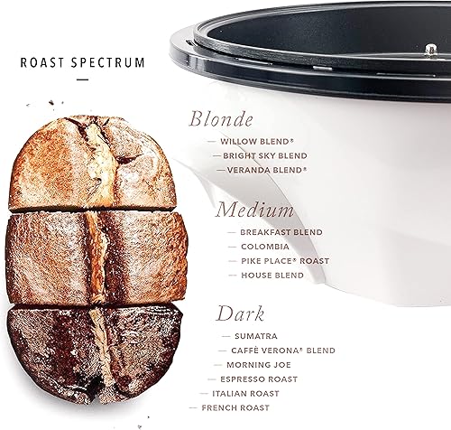 Miniatura 6 de Tostador de granos de café de 17.64 oz para el hogar, tostador de café con temporizador, tostador eléctrico de granos de café 32.0-464.0 °F