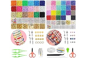 Redtwo Juego Creativo de Abalorios de Arcilla para Niñas de 7 y 8 Años