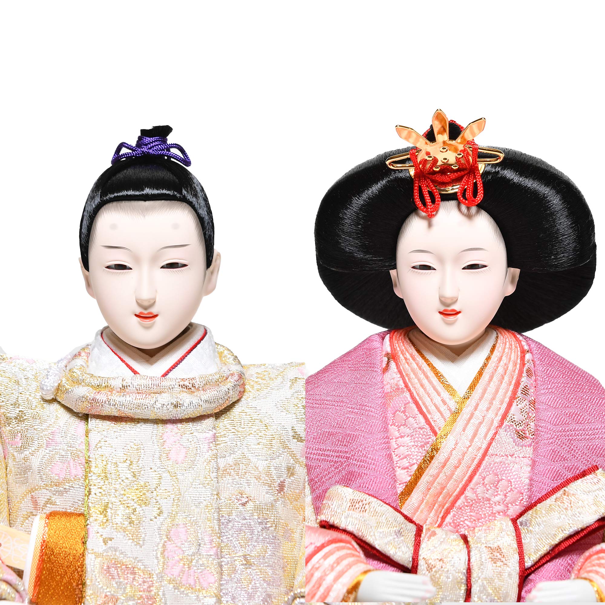 Amazon | 【立雛】【親王飾】京三五親王立雛飾：花ごろも雛：平安優香