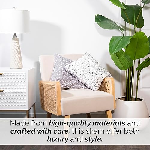 Vista 217 de Fundas Southshore Fine Linens Vilano Springs, para almohada, acolchadas, Microfibra, Pizarra, 20" x 36" 01 - Blanco brillante