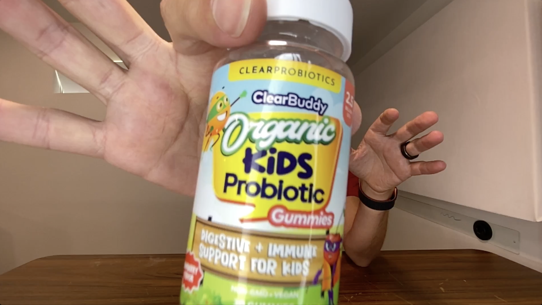 TASTE TEST ClearBuddy Kids Probiotics Strawberry Gummies