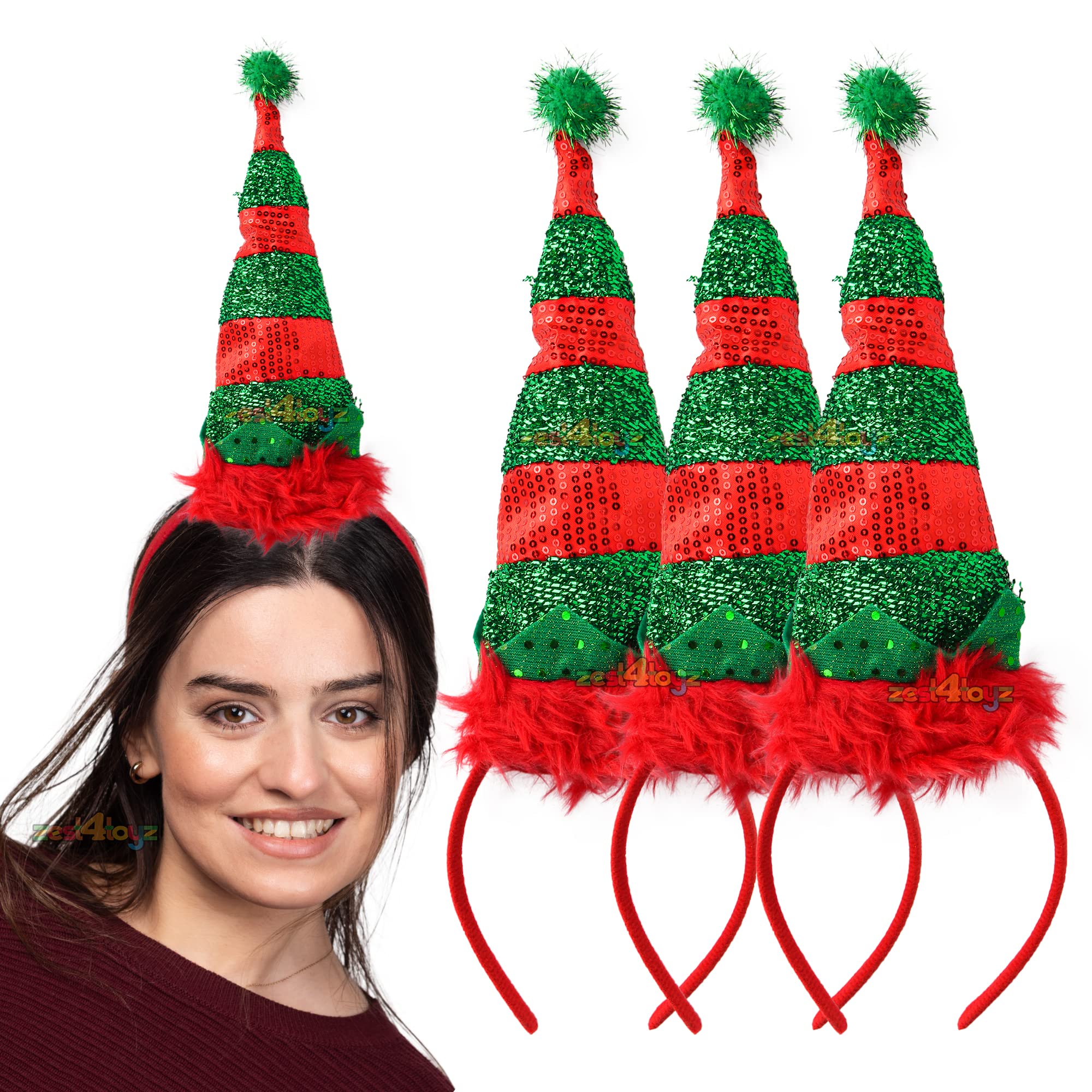 See full amazon price history chart for Zest 4 Toyz Pack of 3 Christmas Glitter Headband Cute Red Green Striped Santa Elves HairBand Holiday Festival Party Decoration Costume Hairband Handmade Hair Accessories Zest 4 Toyz Pack of 3 Christmas Glitter Headband Cute Red Green Striped Santa Elves HairBand Holiday Festival Party Decoration Costume Hairband Handmade Hair Accessories (B0BNLJLS82) Amazon Price History, Amazon Price Tracker