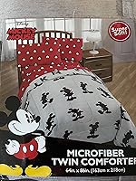 Vista 1 de Jay Franco & Sons Twin: Mickey Mouse & Friends Mickey Mouse - Edredón tamaño individual, color gris, reversible