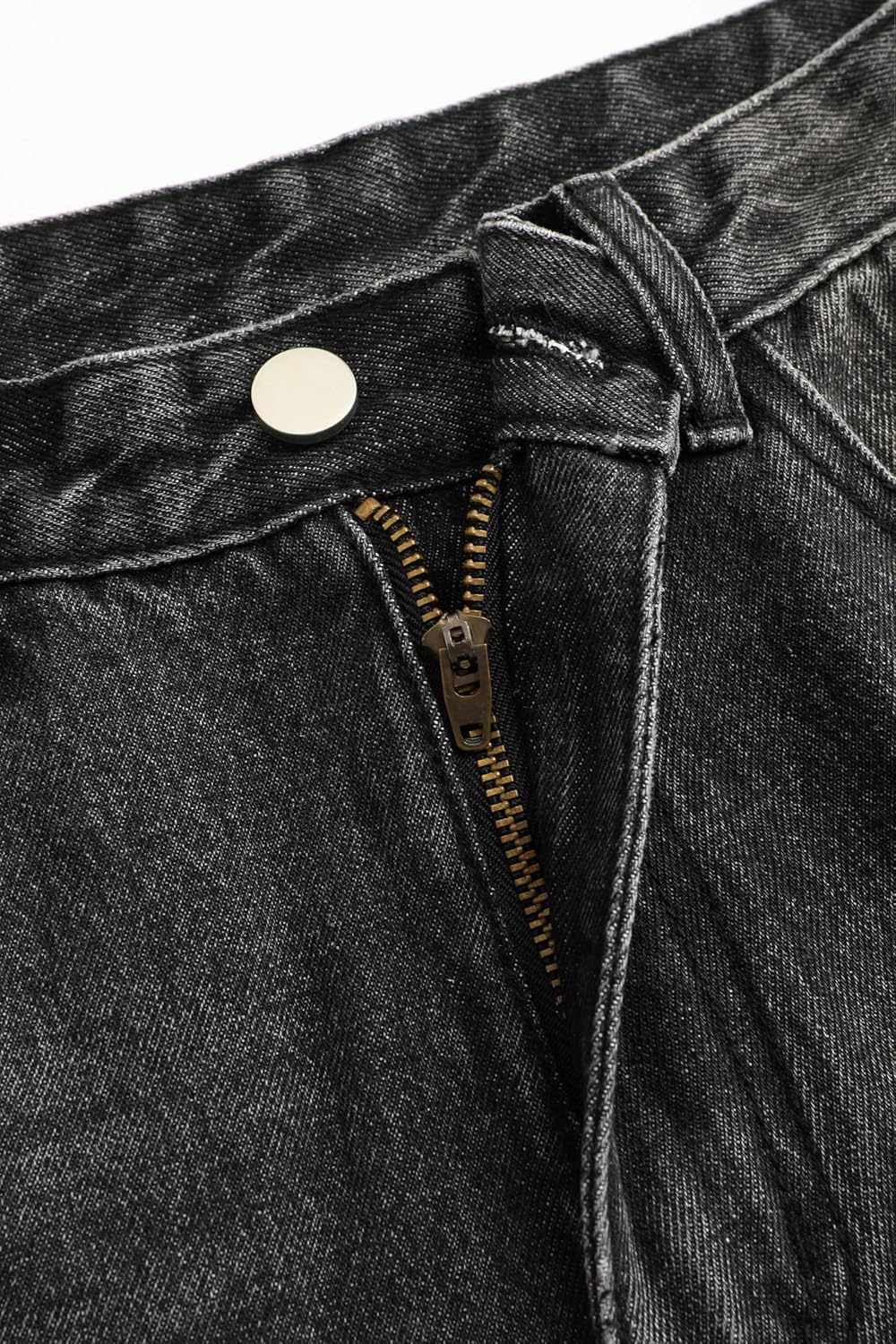 CIDER Women’s Ripped Jeans High Waisted Distressed Baggy Straight Wide Leg Pants - Image 3