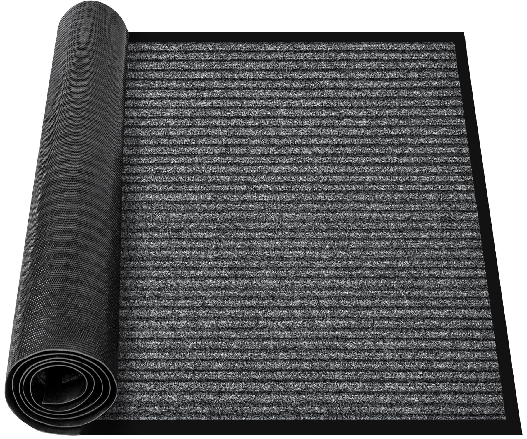 MYFAMIREA Commercial Floor Mat 3' x 5' Extra Large Front Door Industrial Rug Heavy Duty Brush Step Entrance Mat Weather Utility Rug with Non Slip Rubber Backing Low Profile for Entryway, Charcoal Grey — Amazon image 28