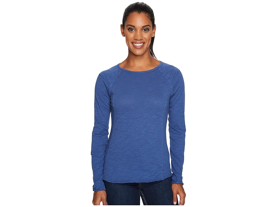 

Mountain Khakis Solitude Long Sleeve Shirt (Blue Moon) Women's Clothing, Navy