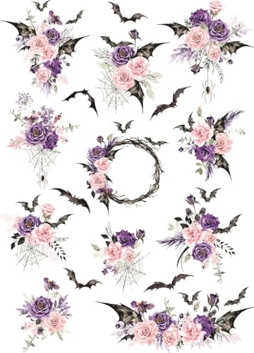 Papier de mûrier Halloween ultra-résistant pour relooking meuble et découpage