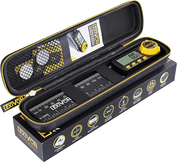 Buscador Digital de Ángulos LEXIVON de Aluminio 7 Pulgadas miniatura 8