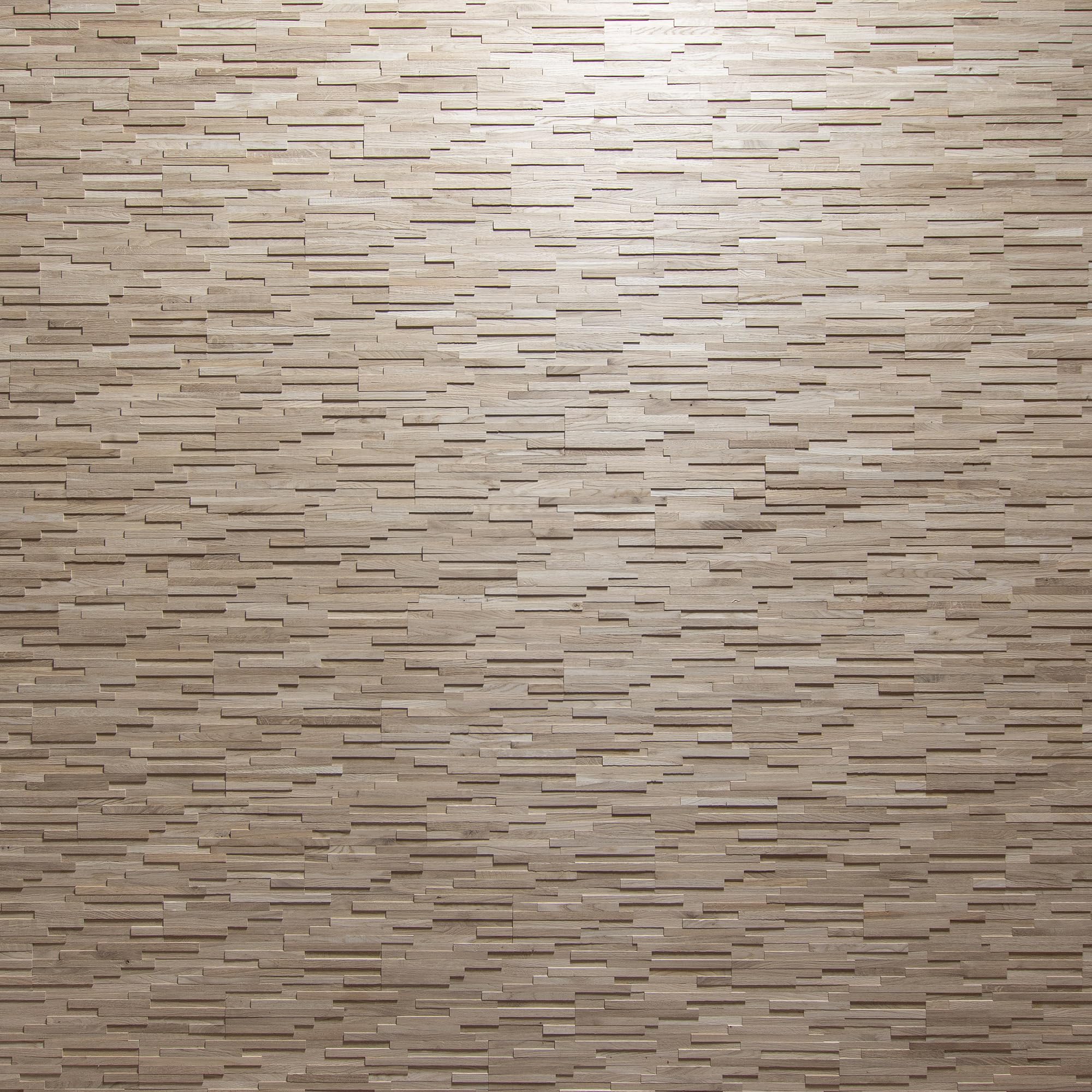 Drewniana okładzina ścienna o wyglądzie 3D, naturalne panele ścienne z drewna dębowego Wooden Wall Design model ACE (1 m2)