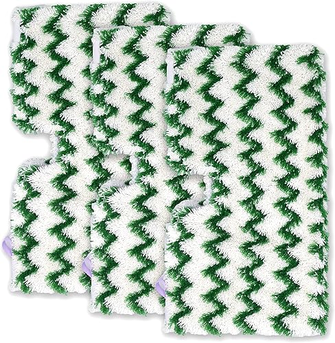 Miniatura 7 de Paquete de 3 almohadillas de microfibra lavables de repuesto compatibles con trapeadores Shark Steam Pocket Mops S3500 Series S3501 S3601 S3550