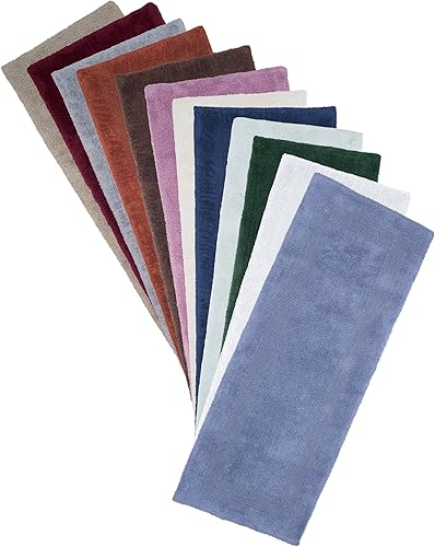 Miniatura 5 de Lavish Home - Tapete de baño larga, reversible, 100% algodón