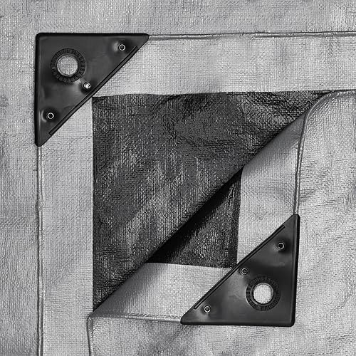 Vista 14 de Whiteduck - Lona de poliéster de alta resistencia color marrón de 16 mil, impermeable, resistente a los rayos UV, a prueba de desgarros y roturas