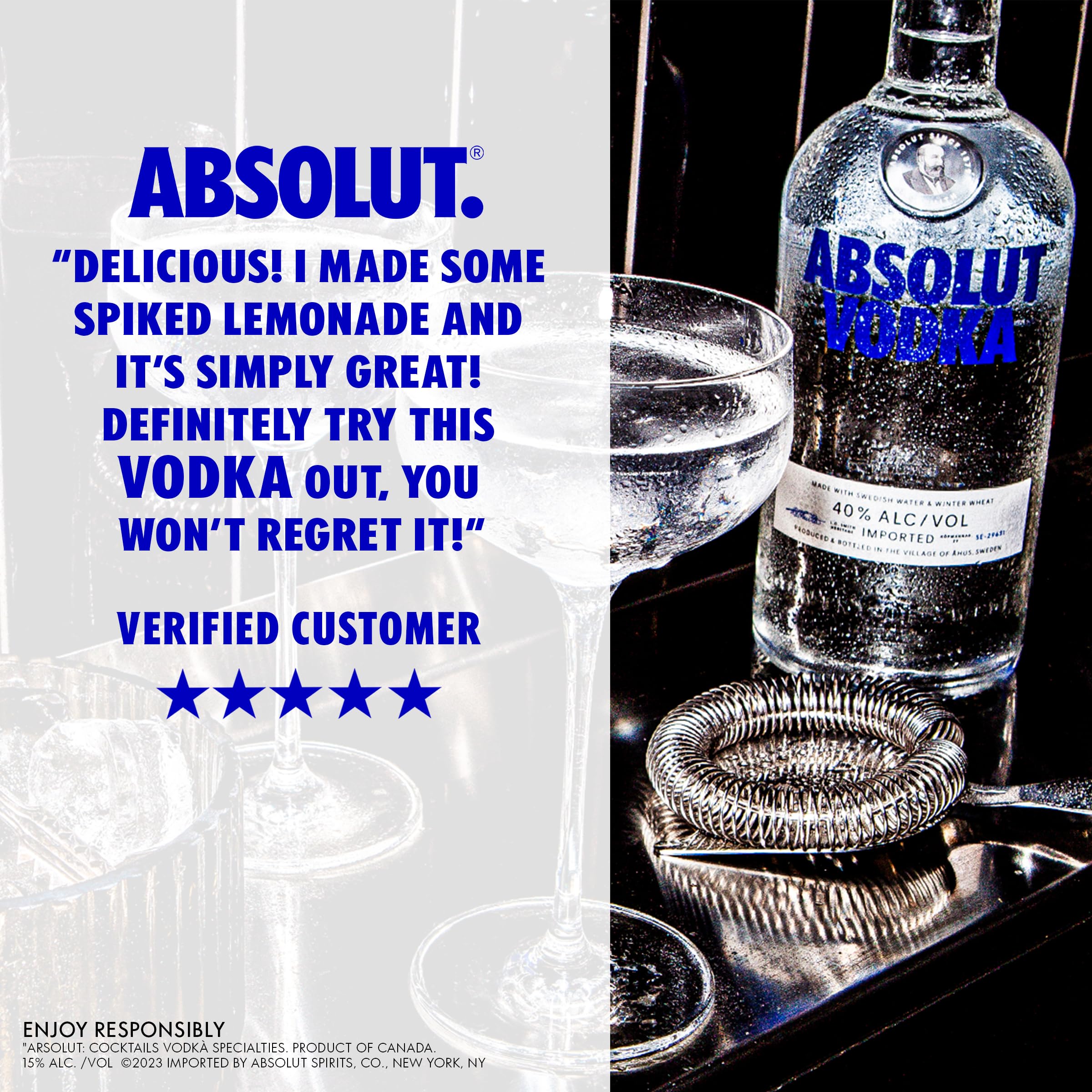 Amazon.com: Absolut Vodka - 750ml : Grocery & Gourmet Food