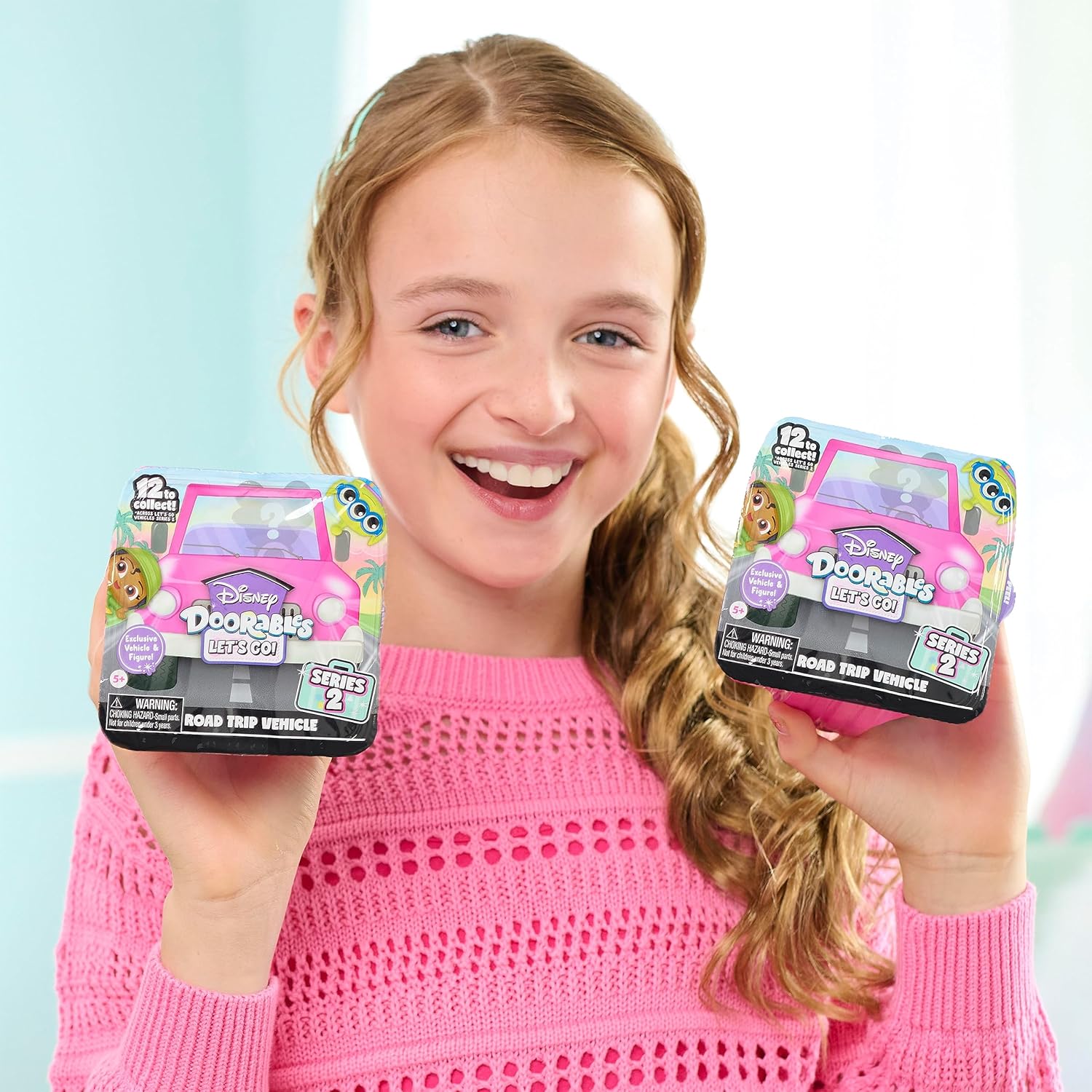 Disney Doorables Let’s Go Series 2 Figure and Vehicles 2-Pack, Styles May Vary, Officially Licensed Kids Toys for Ages 5 Up, Amazon Exclusive