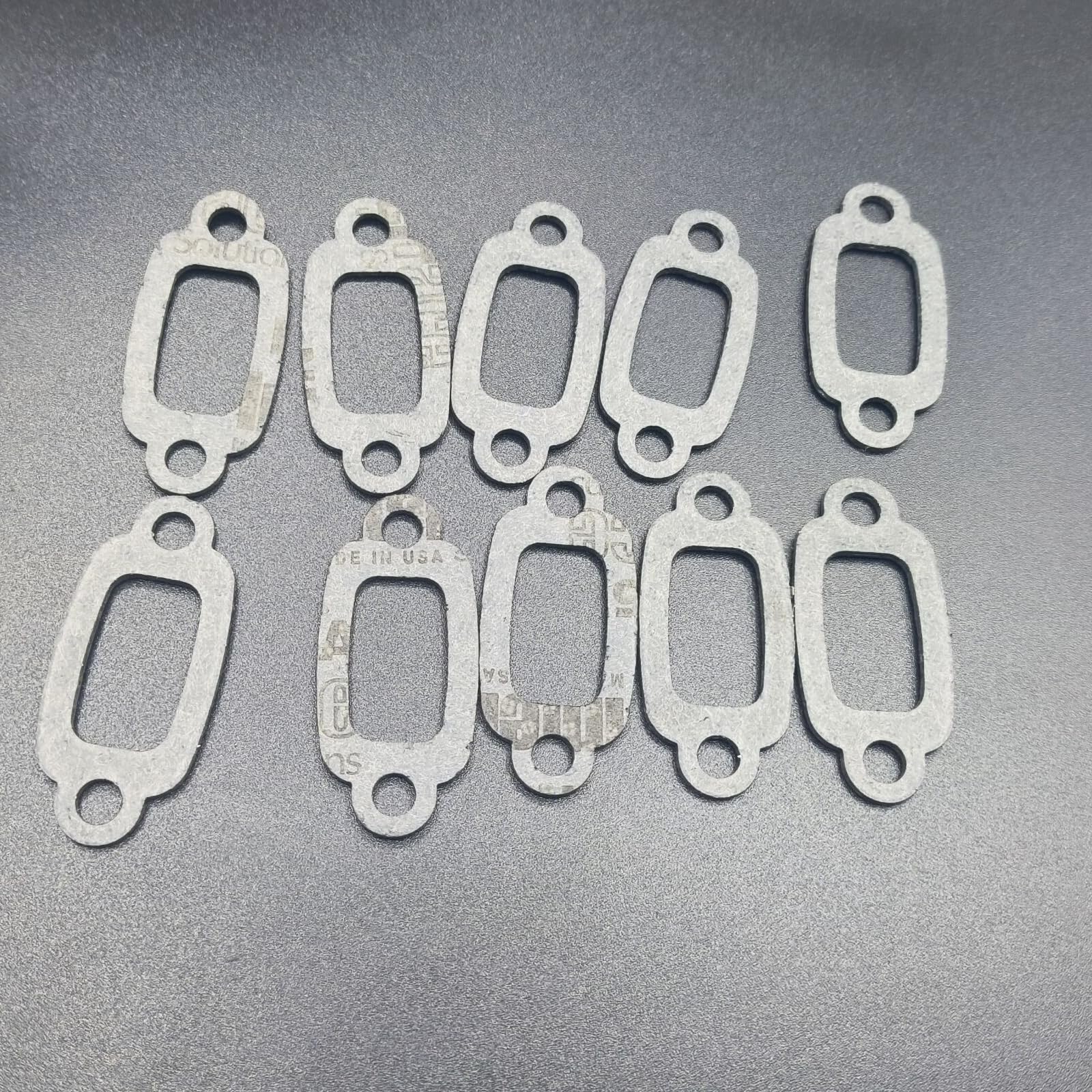 AFDHGS 10-Pack High-Temperature Gasket Set for 1/5 RC Car Exhaust Pipe - Fits 23CC-36CC Zenoah, ChongYang Engines and Major RC Brands