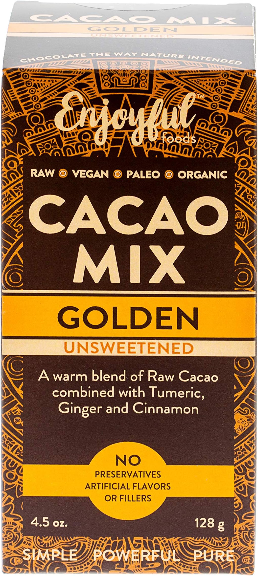 Organic Sugar Free Hot Ginger Chocolate (Adaptogenic