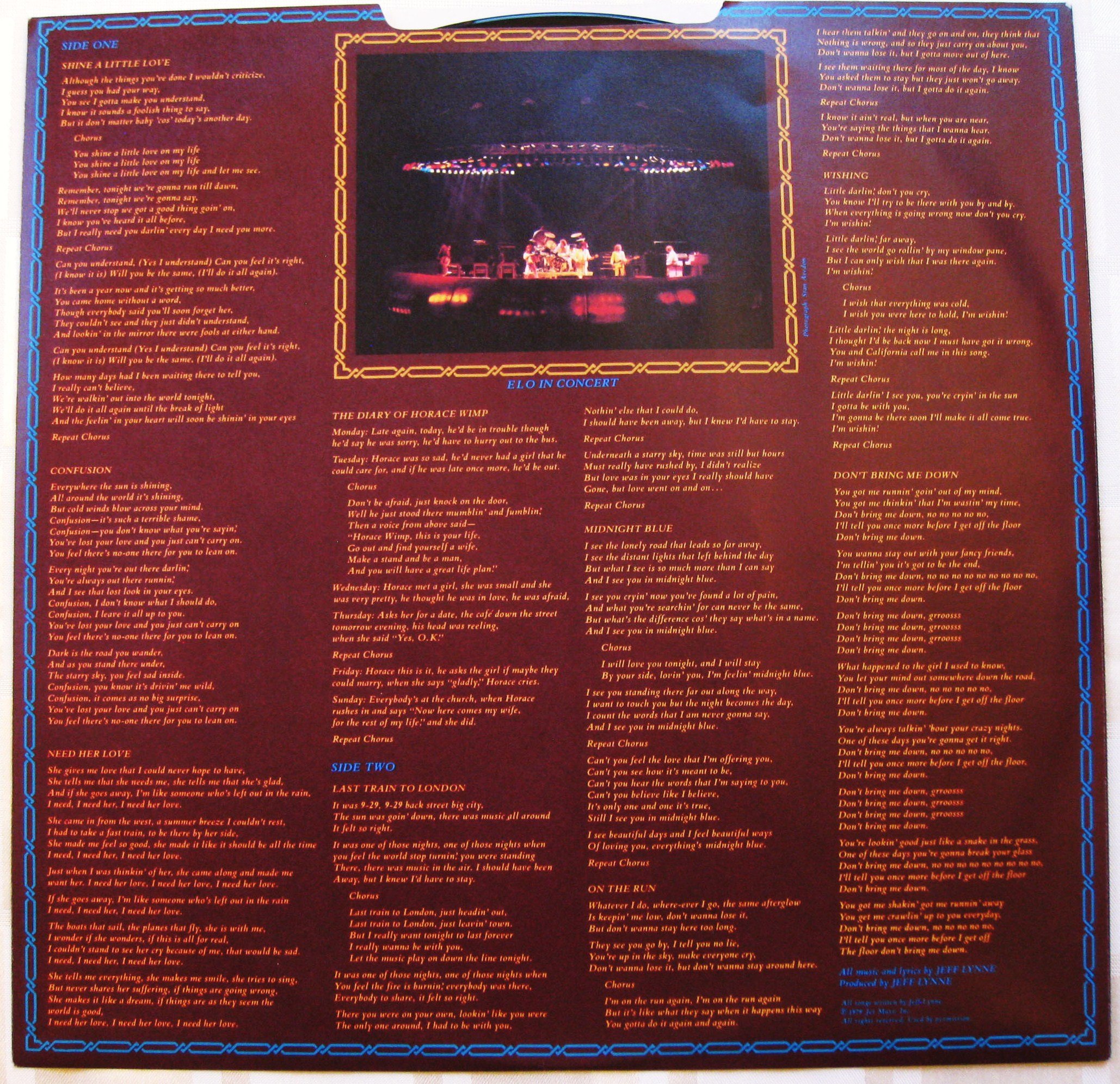 ELECTRIC LIGHT ORCHESTRA Discovery 1979 elo