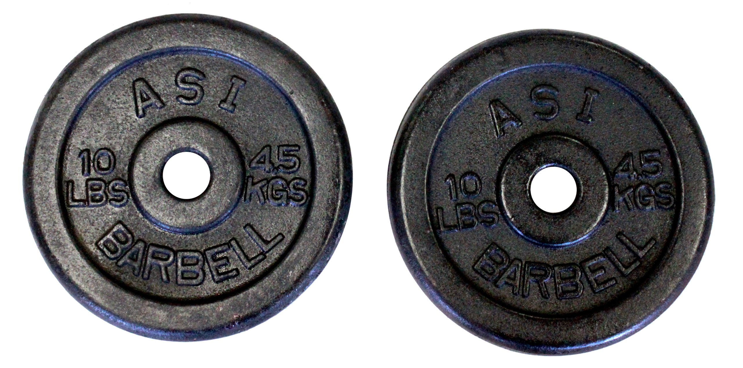 Ader Regular Black Weight Plates- (10lb, 5lb) Pair of Each