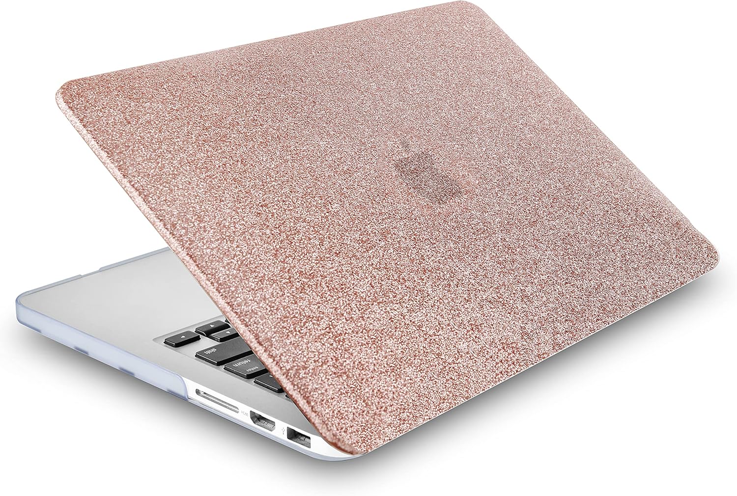 Best Cyber Deals 🔥 KECC Compatible with MacBook Air 13 inch Case 2020 2019 2018 Release A1932 + Touch ID Protective Plastic Hard Shell + Keyboard Cover + Sleeve + Screen Protector (Rose Gold Sparkling)
