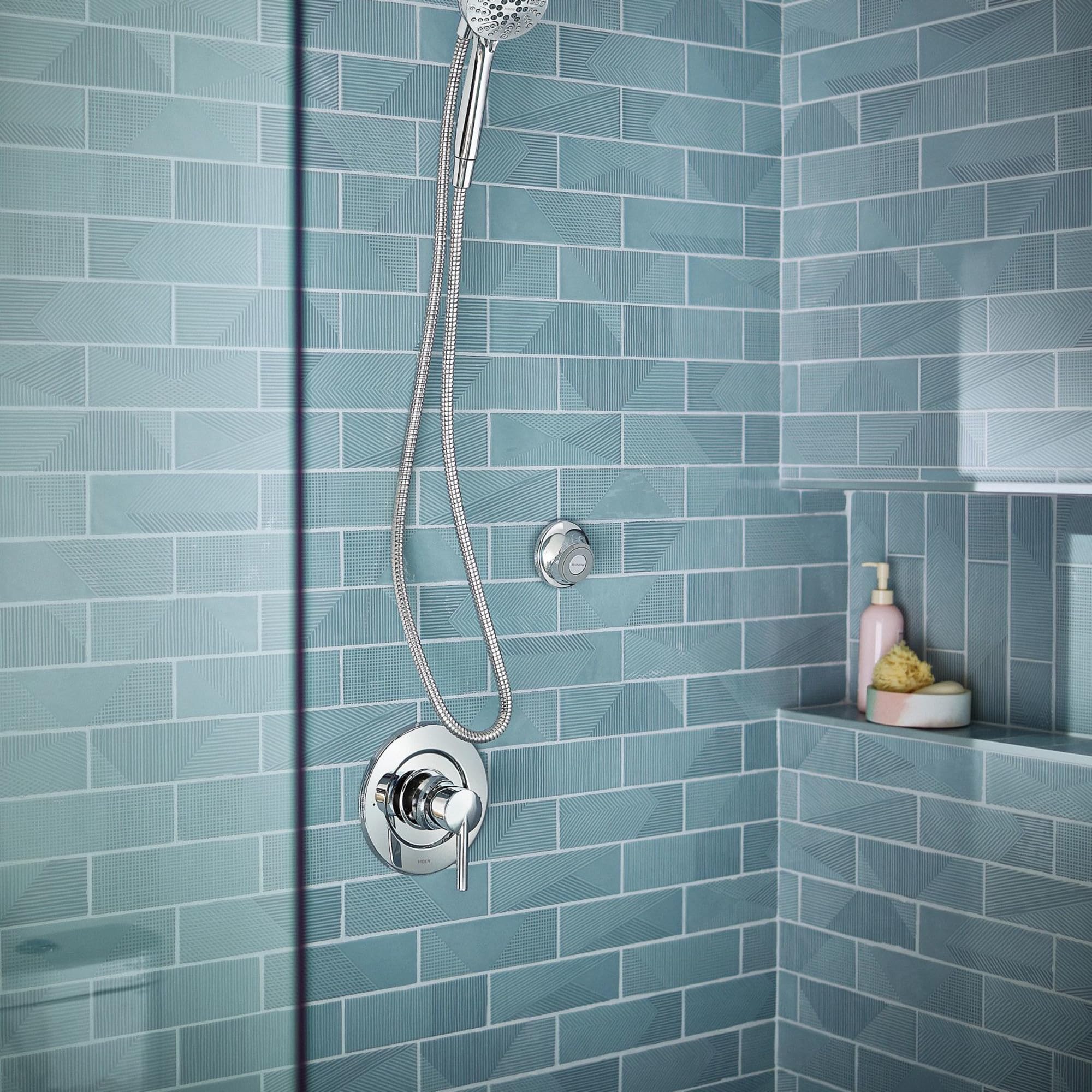 Moen 26100 Engage Magnetix - Cabezal de ducha de mano de seis funciones de 3.5 pulgadas con sistema de acoplamiento magnético, cromado