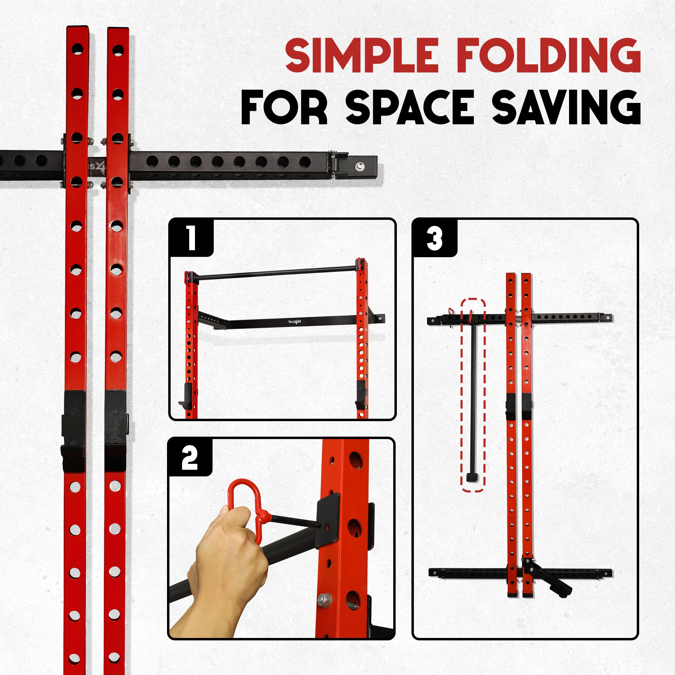 Lifting Equipment Ethos Folding Wall Rack Instructions Gym Ethos