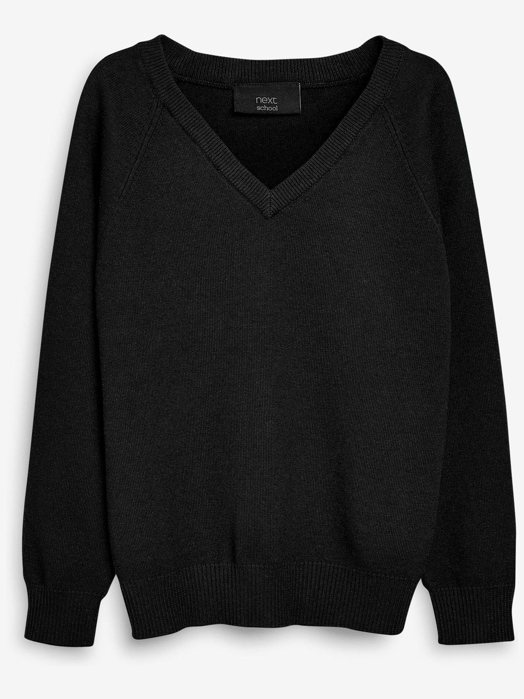 NEXT Ragazzo Confezione da 2 Maglioni con Scollo a V | Bambino, 2 Pack, Lavabile in lavatrice