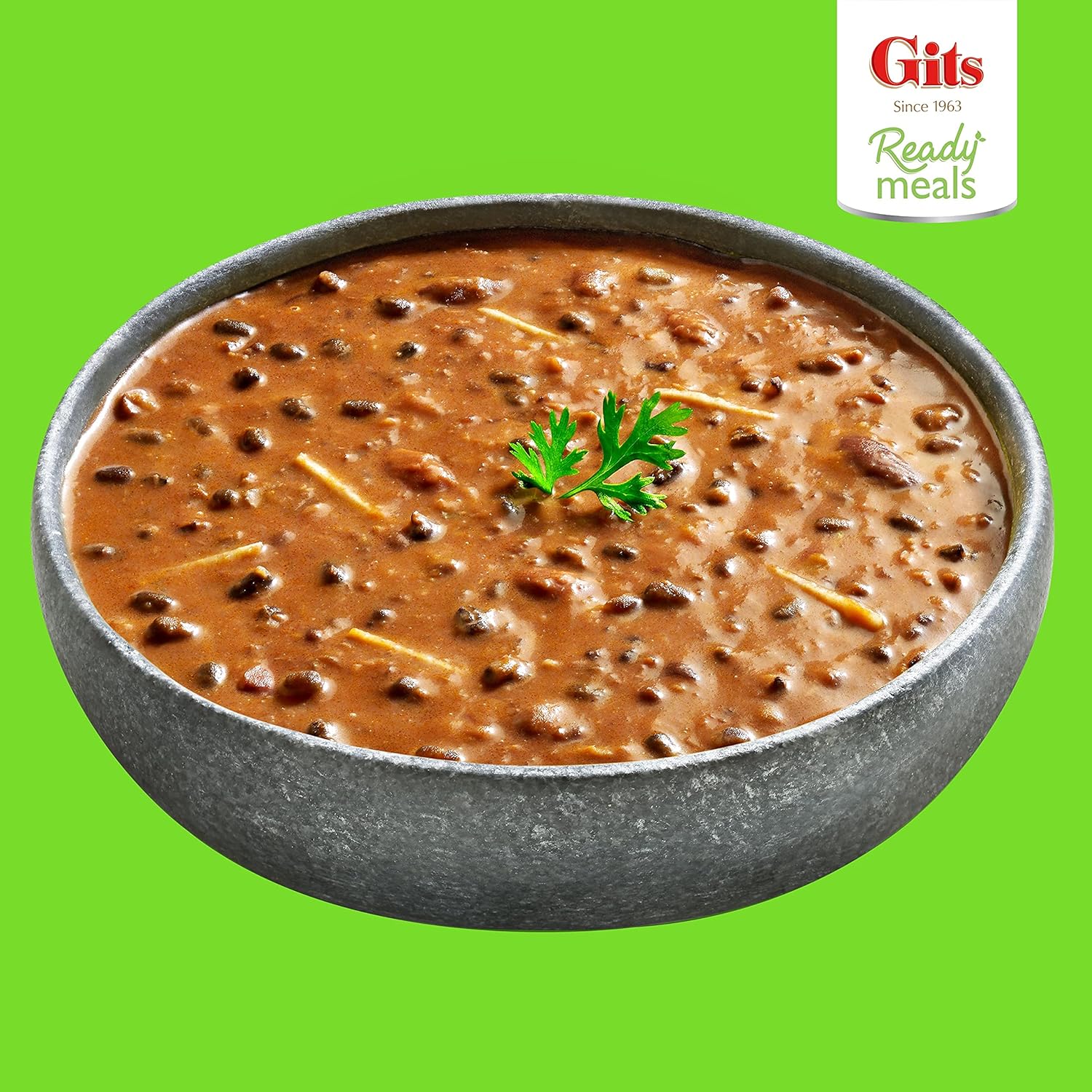 Gits Ready to Eat Dal Makhani - Indian Black & Red Lentils cooked on Tandoor for 12 hours simmered in a thick tomato & creamy base) 52.5 Oz( Pack of 5 X 10.5 Oz each) | Vegetarian | Non-Spicy