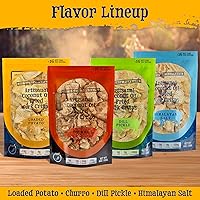 Vista 9 de Ol' Uncle Porkers Cortezas de cerdo aptas para dieta cetogénica fritas en aceite de coco, bolsas de 8 onzas