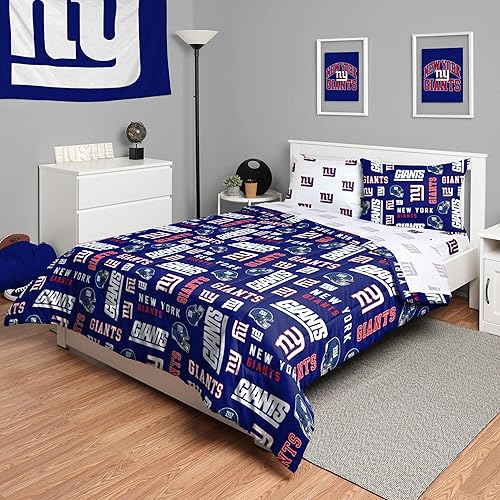 Miniatura 16 de FOCO Unisex-Adult NFL Team Logo Bed in a Bag Comforter, Sheets, Pillow Cases Bedding 5-Piece Set